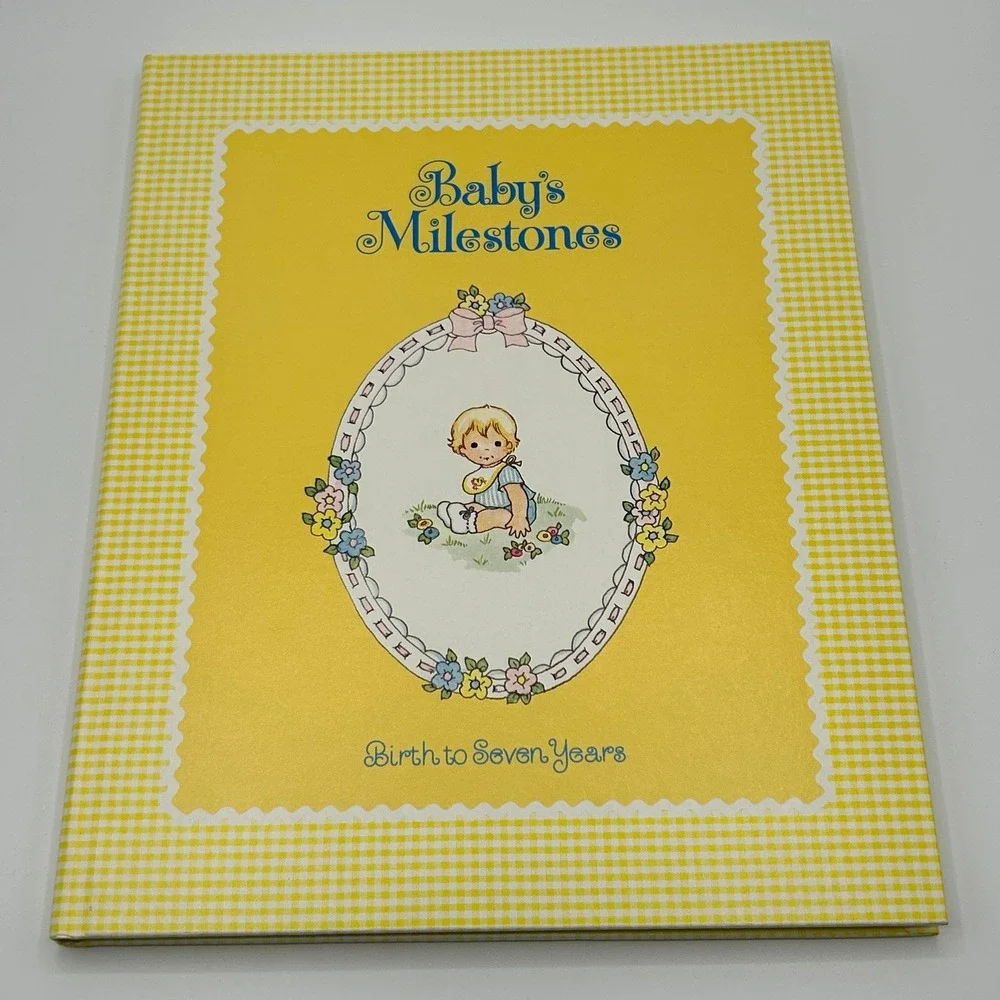 Vintage Baby's Milestones Memory Record Book Gibson Birth to Seven Years USA NEW